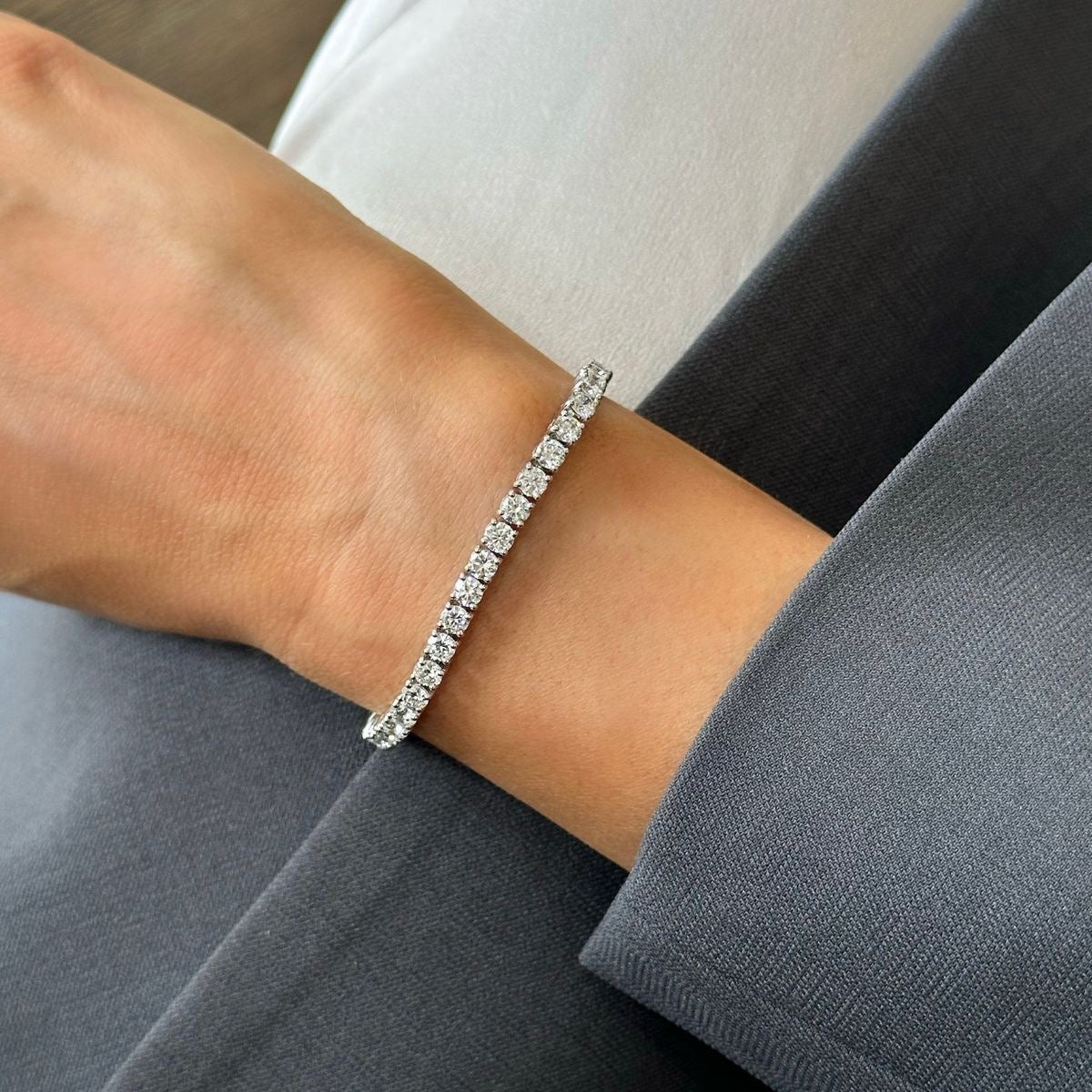 TENNIS BRACELET - STAINLESS STEEL (6-12 dagars leverans)