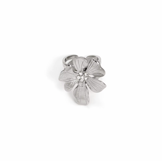 ICONIC BLOOM RING - SILVER PLATED