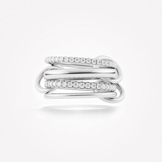 IVYSTHLM SILVER PLATED SPINELLI RING